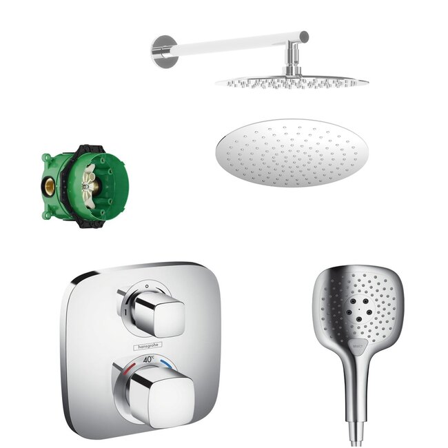 Hansgrohe Ecostat S Shower set met 20 cm hoofddouche