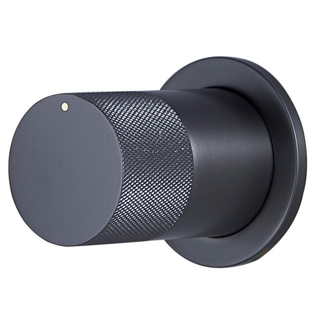 Como Inbouw wastafelkraan zwart, Mood 45, geborgen uitloop 20cm, zwart met inbouwdeel