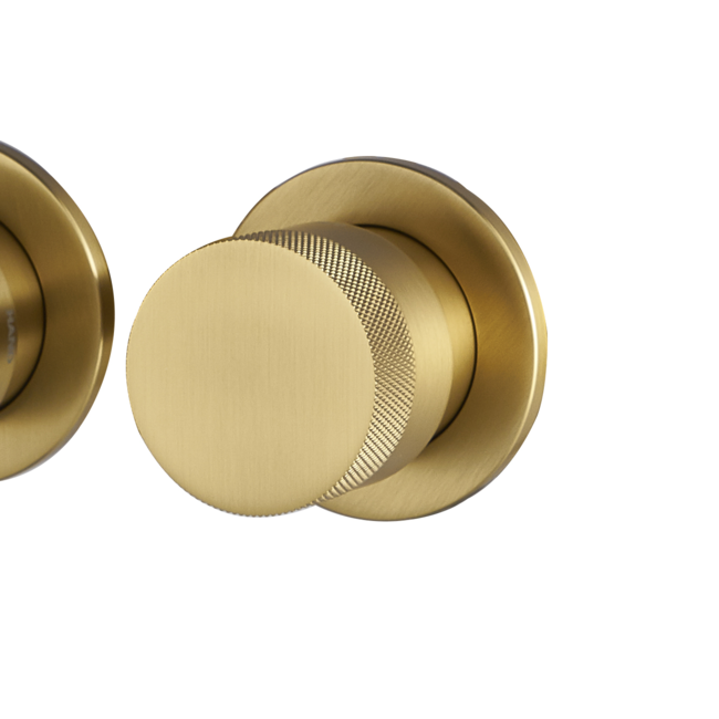 Como Mood 45 2-weg regendouche met 30cm hoofddouche - Geborstelde Messing