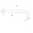 Como Mood 60 Doucheset gunmetal met 30 cm regendouchekop en handdouche. Inclusief inbouw thermostaat