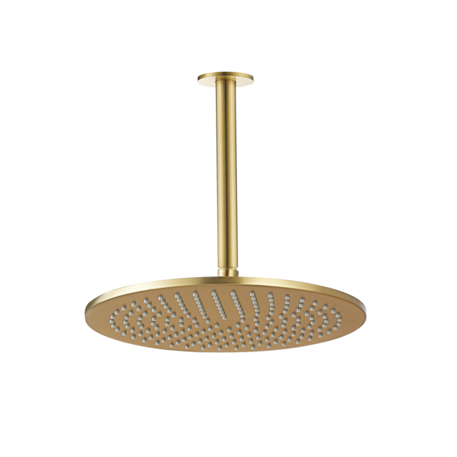 Como Regendouche messing goud PVD Mood 60 Plafond, waterbesparend,
