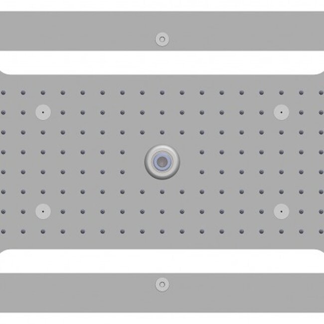 Como Hoofddouche waterval met led verlichting RVS