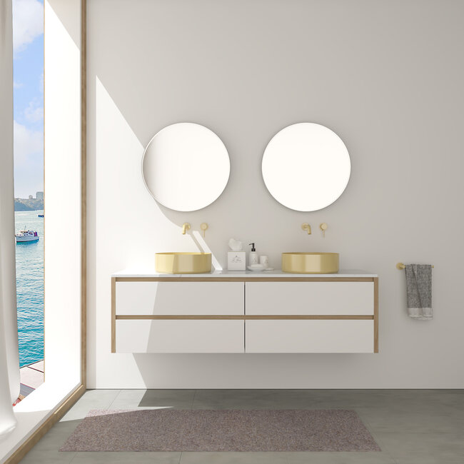 Como Mood Waskom PVD goud 40 cm