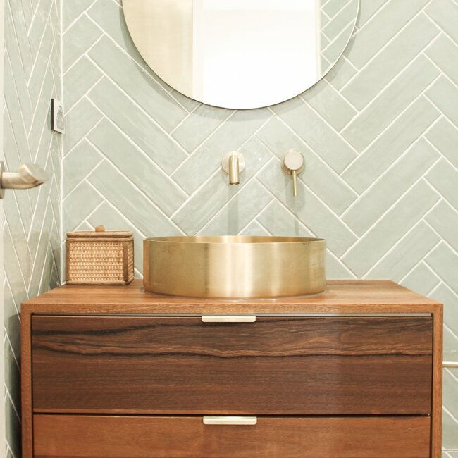 Como Mood Waskom PVD goud 40 cm