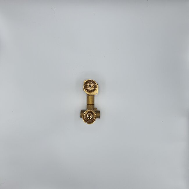 Utopia inbouw doucheset goud-rose met thermostaat