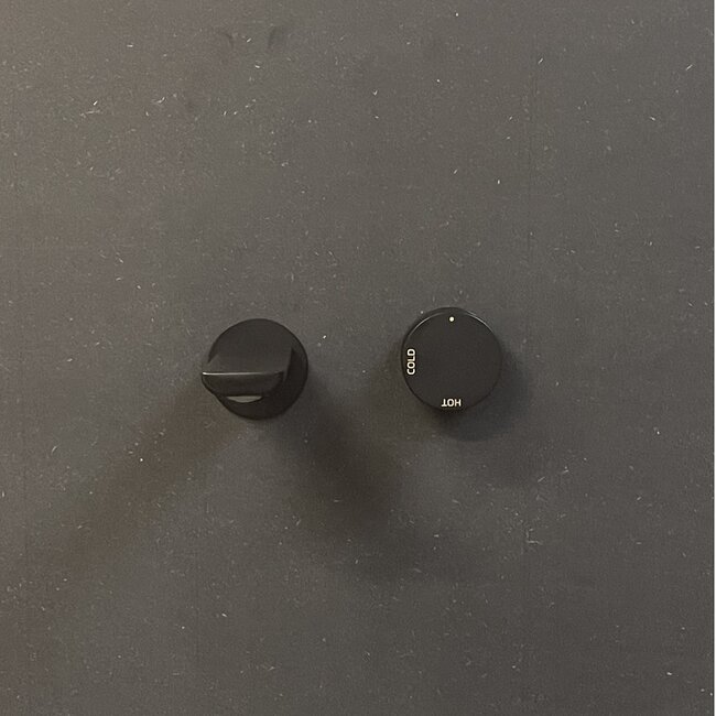 Como Como Mood 60 inbouw wastafelkraan, vierkant uitloop 20cm, zwart met inbouwdeel