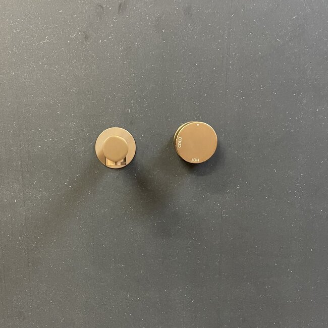 Como Inbouw wastafelkraan Mood 60 Rose Goud met 21 cm uitloop incl. inbouwdeel