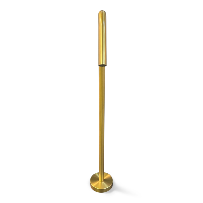 Como Vrijstaande baduitloop geborsteld messing goud