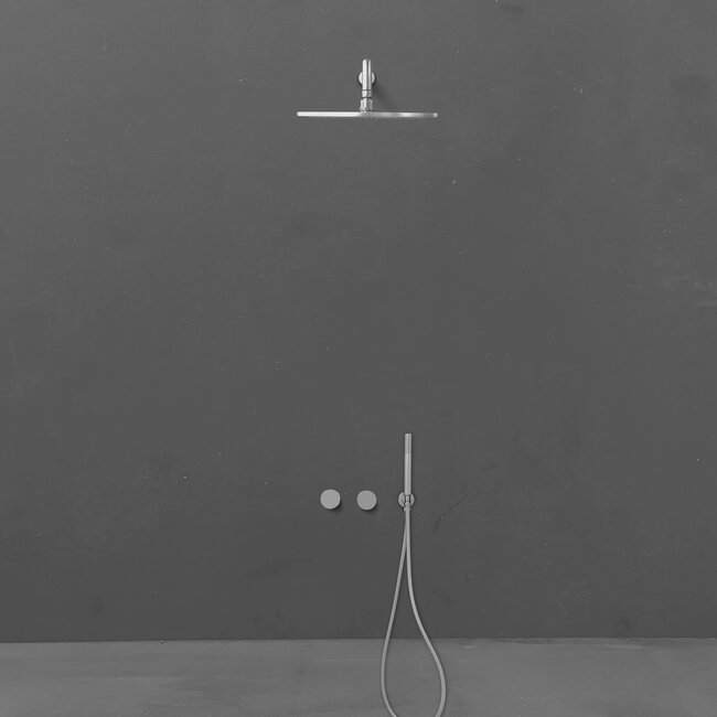 Como Inbouw doucheset Mood 60 geborsteld nikkel