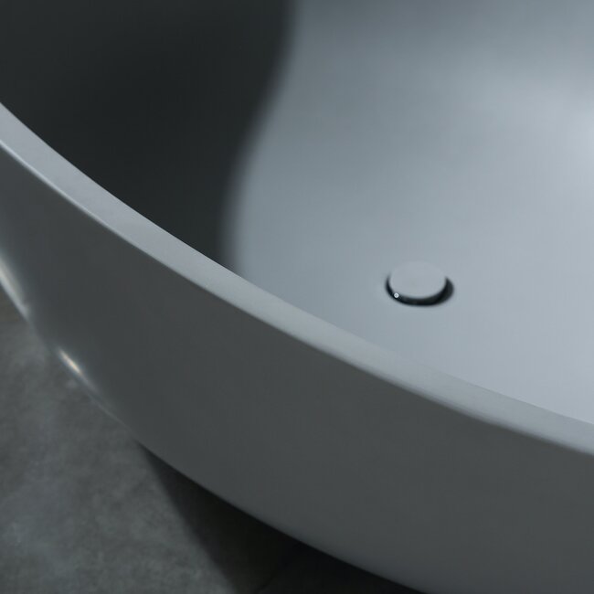 Como ligbad solid surface 180 x 110 x 62 cm mat grijs