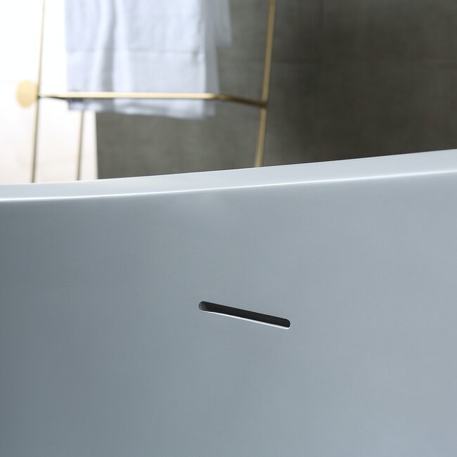 Como ligbad solid surface 180 x 110 x 62 cm mat grijs