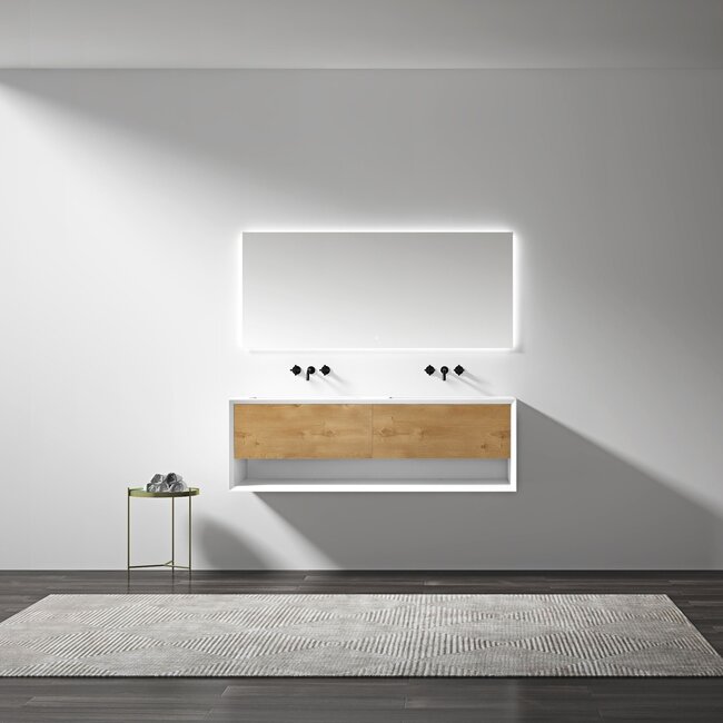 Como  LECCO wastafelonderkast  140 cm met extra storage