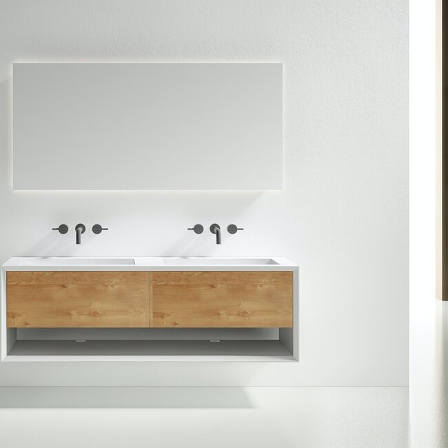 Como  LECCO wastafelonderkast 160 cm met extra storage