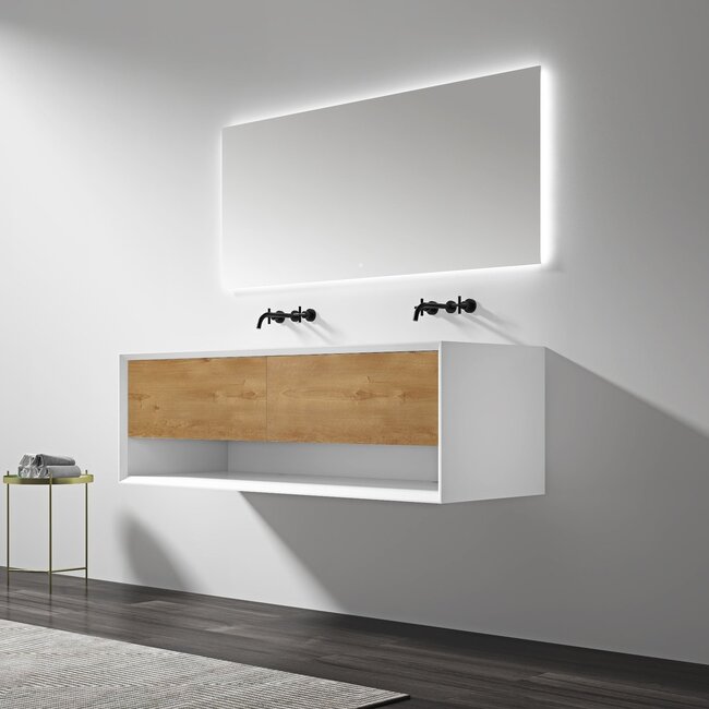 Como  LECCO wastafelonderkast 160 cm met extra storage