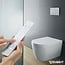 Duravit SensoWash Starck F Lite bidet pack compleet met wandcloset diepspoel rimless 37.8x57.5cm