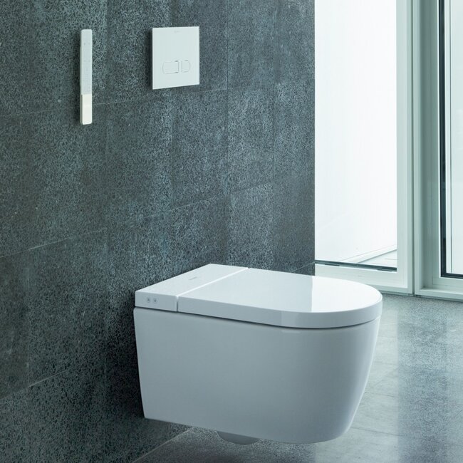SensoWash Starck F Lite bidet pack compleet met wandcloset diepspoel rimless 37.8x57.5cm