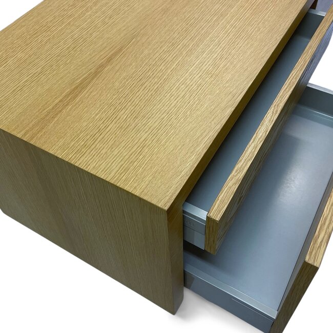 Como Crea Eiken hout badmeubelset 110cm 4 lades