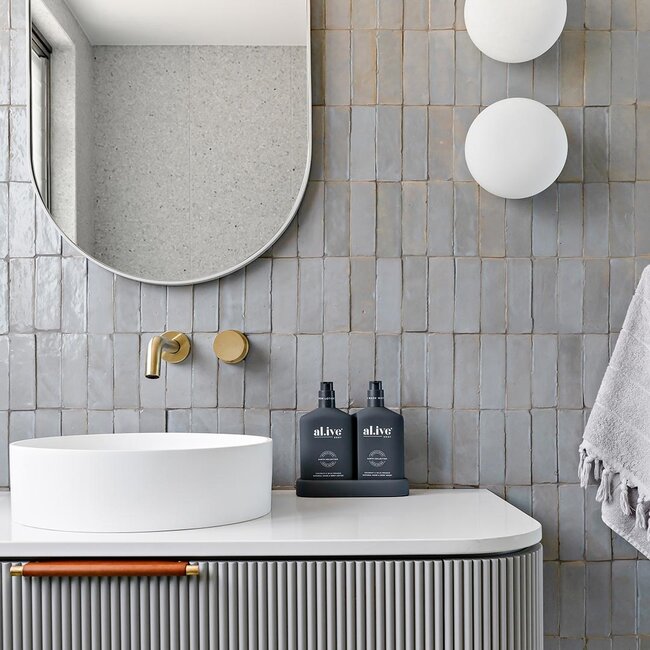 concrete waskom gecoat wit mat  36,5x36,5x11cm