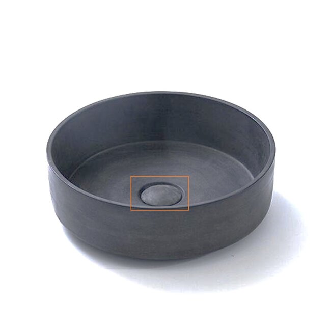 Click waste concrete antraciet mat