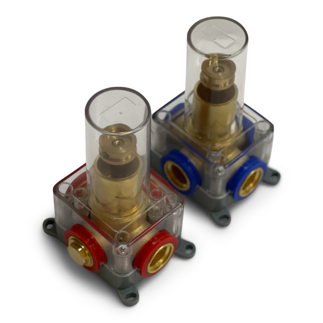 Como Inbouw wastafelkraan Mood 60 3 gaten geborsteld rose goud PVD