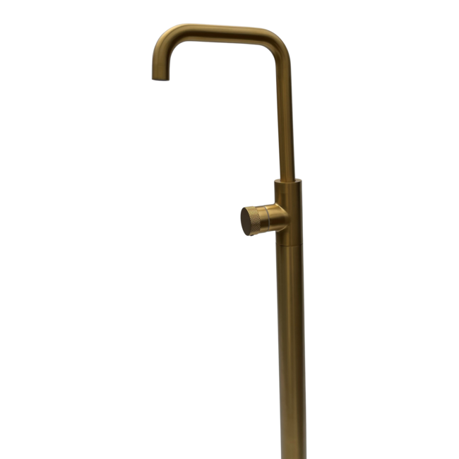 Como Mood vrijstaande badmengkraan messing goud