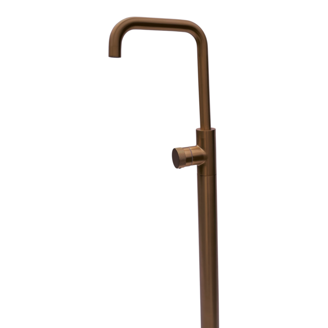 Como Mood vrijstaande badmengkraan rose goud