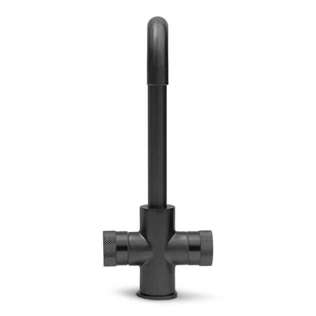 Como Keukenkraan gunmetal PVD met draaibare uitloop