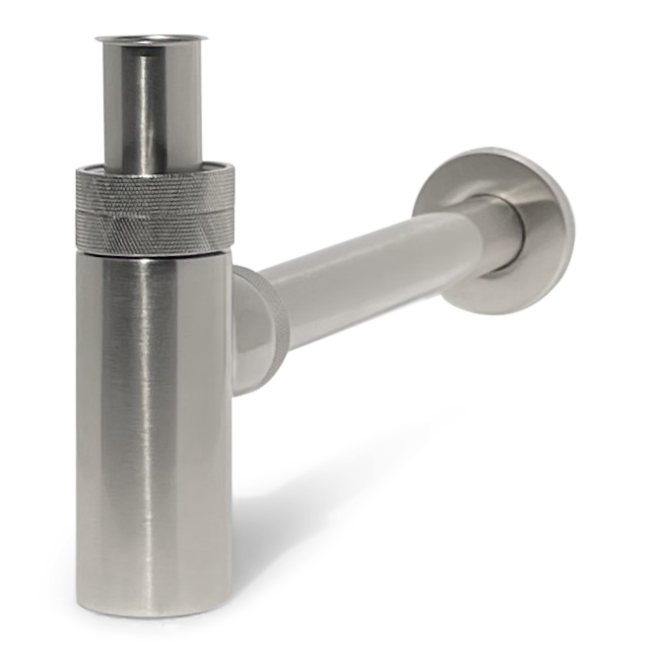 Como Mood 60 design sifon 1 1/4" geborsteld  nikkel