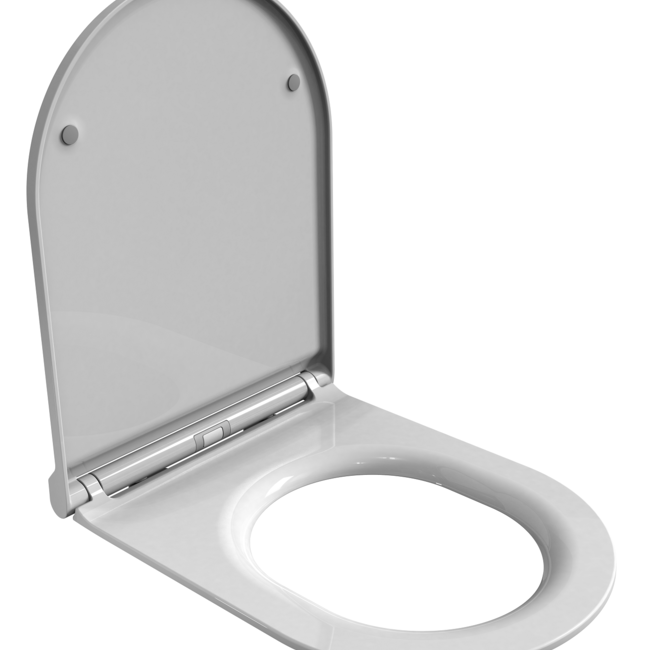 Sanitear ION antibacterieel toiletbril softclose mat wit