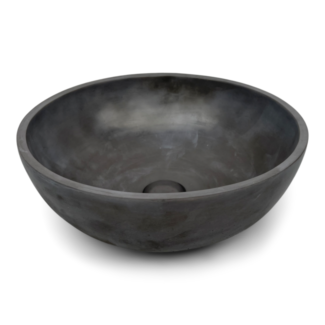 Waskom concrete zwart 40x40x15 cm