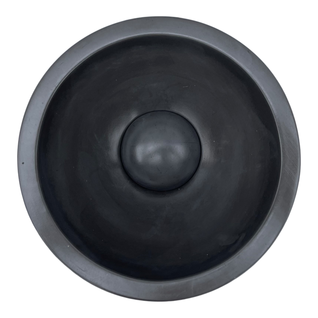 Concrete mini waskom zwart  20 cm doorsnee