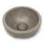 Concrete mini waskom grijs  20 cm doorsnee