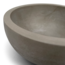 Concrete mini waskom grijs  20 cm doorsnee