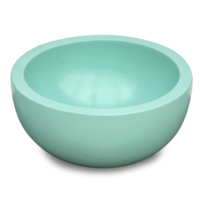 Concrete mini waskom mint groen 20 cm doorsnee