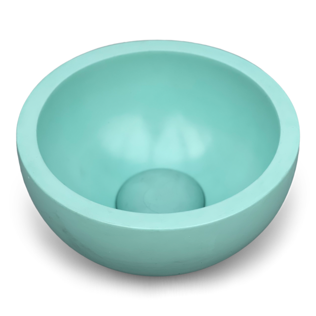 Concrete mini waskom mint groen 20 cm doorsnee