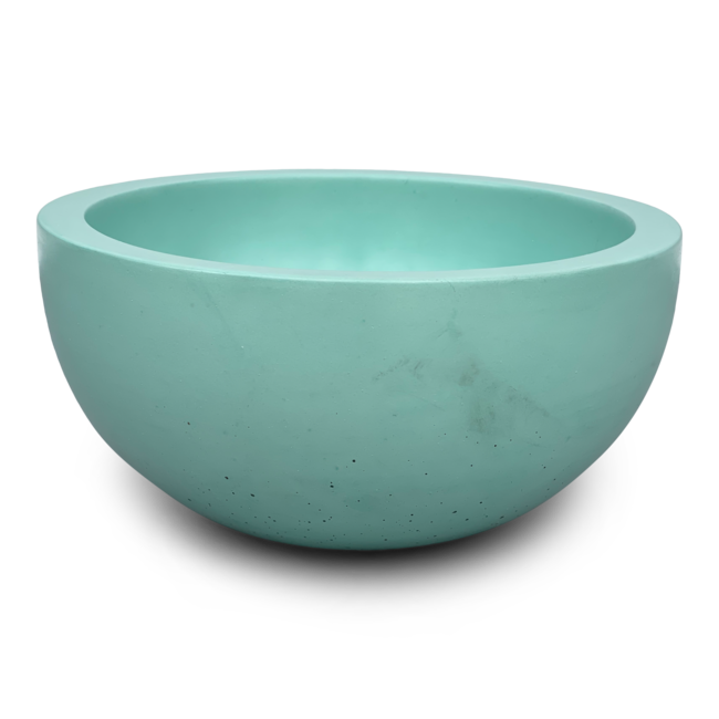 Silky Concrete mini waskom mint groen 20 cm doorsnee