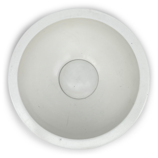 fontein toilet, concrete waskom wit met planchet