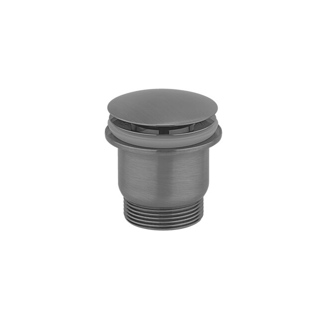 Como Fonteinset Mood 60 met gunmetal-zwart kraan, mini waskom toilet, plank met handdoekhouder 42 x 22 x 12cm