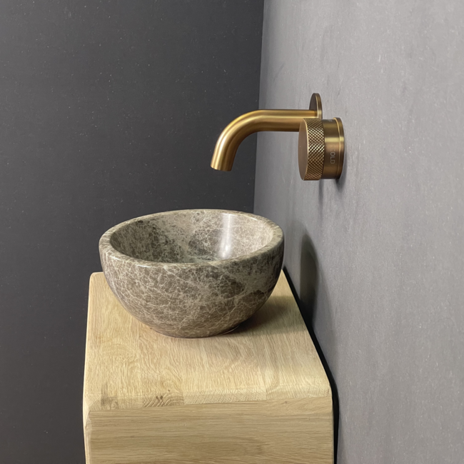 Como Natuursteen fonteinset mood 60 met eiken hout plank