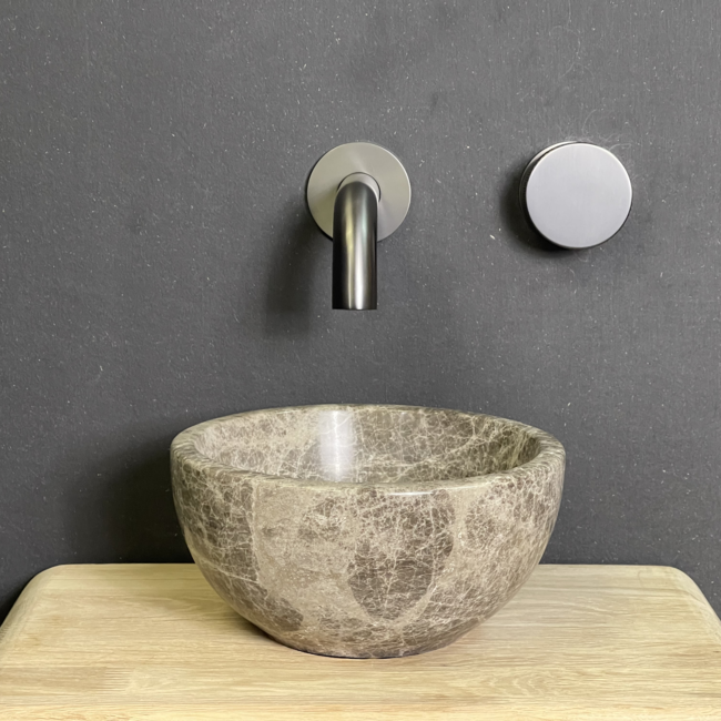 Como Natuursteen fonteinset mood 60 met eiken hout plank