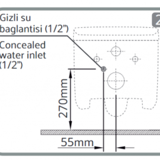 Vitra V-Care Prime Lite hangende douche-wc