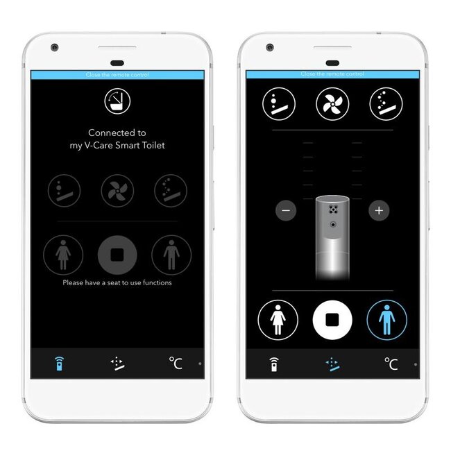 Vitra V-care Prime staande douche wc