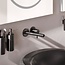 DESIGN iX inbouw wastafelkraan  met inbouwdeel - Black steel PVD