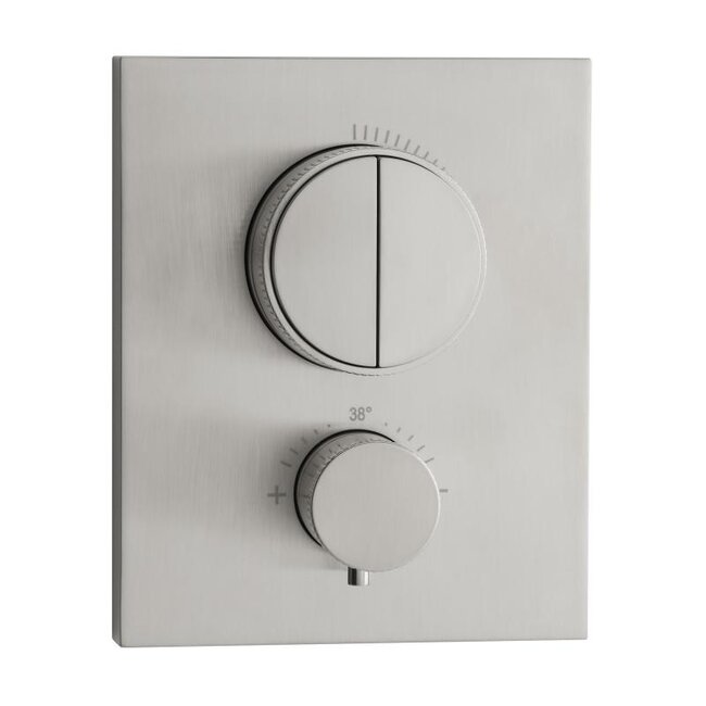 PUSH douchekraan thermostaatkraan inbouw rvs