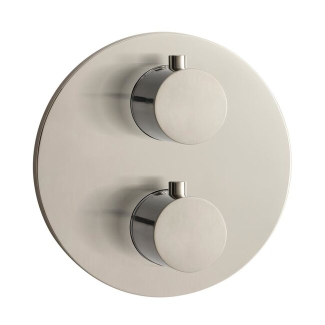 Design iX thermostaatkraan inbouw rond -RVS