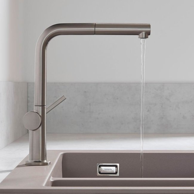 Hansgrohe Talis S - Wastafelkraan Met Afvoergarnituur Met Een Trekstang Chroom 32020000