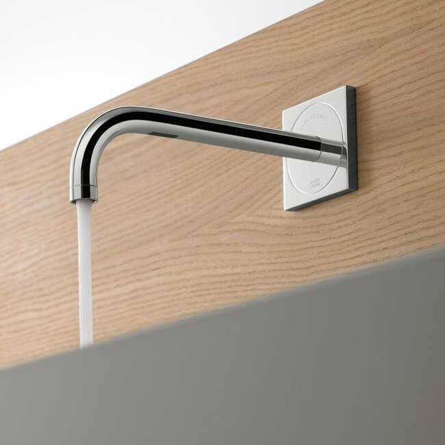 Axor Uno² elektronische inbouw wastafelkraan met inbouw deel compleet. Chroom.