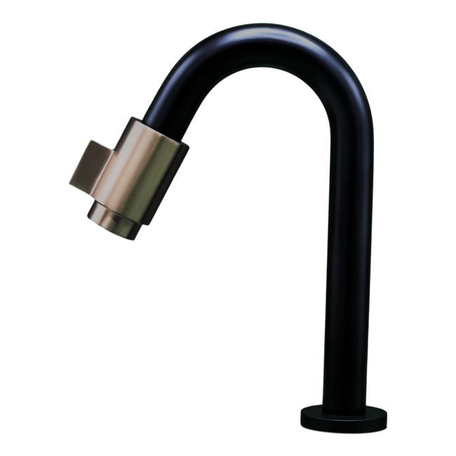 Como Black'N Roses fonteinkraan zwart mat