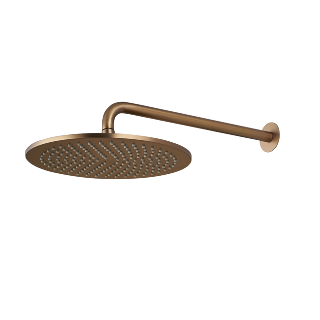 Grohe Grohtherm doucheset, warm sunset geborsteld met smart control. Rond.