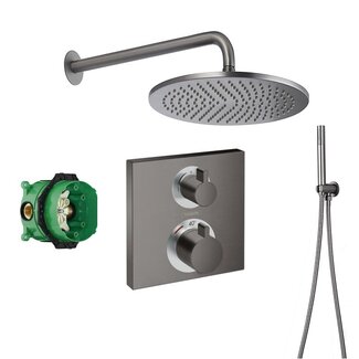 Hansgrohe Ecostat S doucheset gunmetal